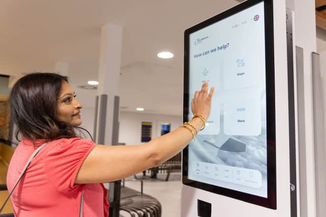 Touch screen kiosk