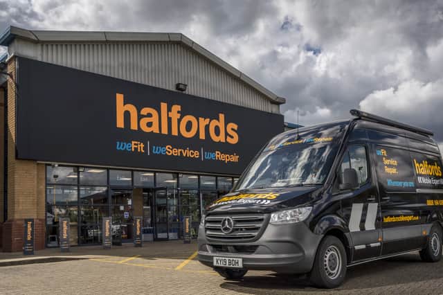The three men worked for Halfords