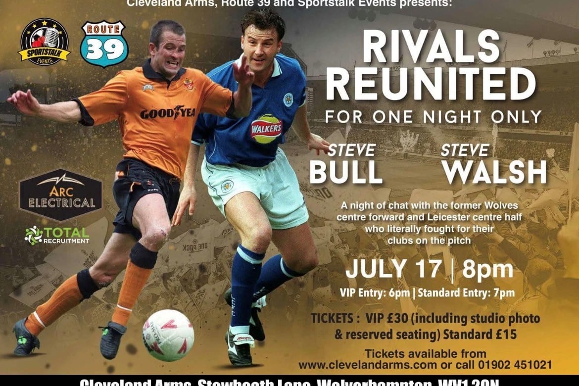 Wolves Legend Reunites with Football Rival for New Birmingham Event