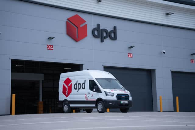 Electric DPD van hub 2026