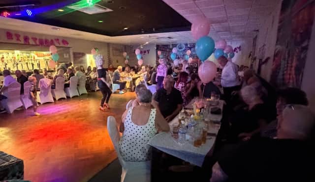Lilian Cox's birthday party at Tipton social club
