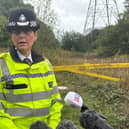 Chief Superintendent Kim Madill, the policing commander for Sandwell, appealing for witnesses in Oldbury (Matthew Cooper/PA)