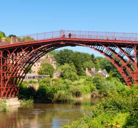 The River Severn through Ironbridge.