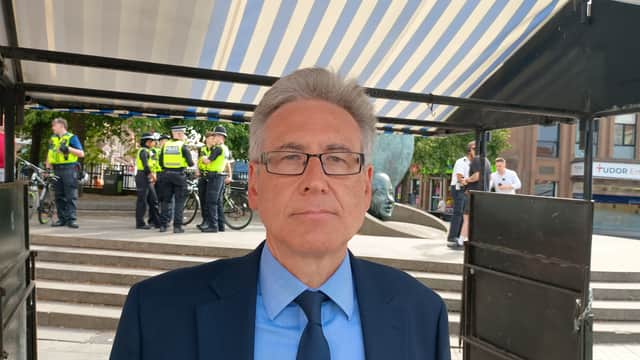 Police and crime commissioner Simon Foster