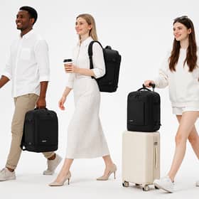 This 24-litre travel backpack is designed to fit Ryanair's 40 x 30 x 20cm cabin baggage allowance.