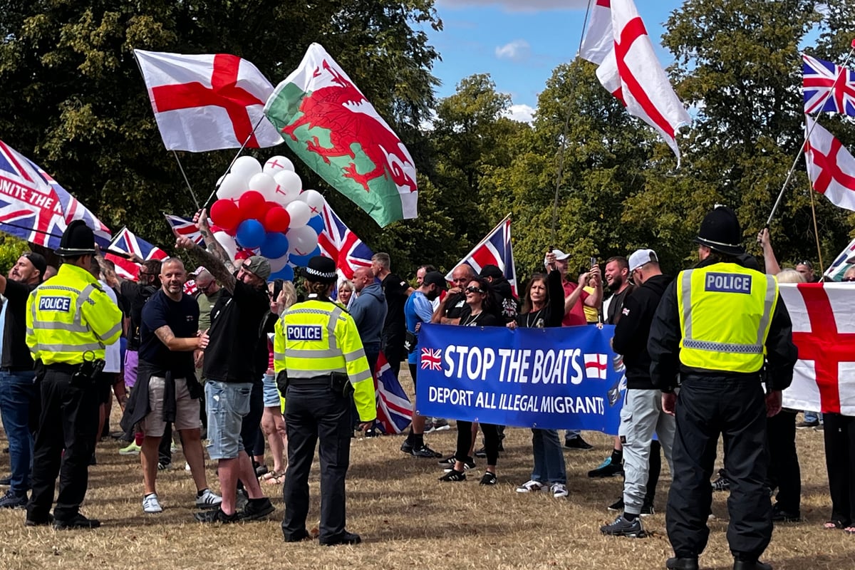 Shrewsbury Flags Protest and Counter-March: Photos and Video Recap