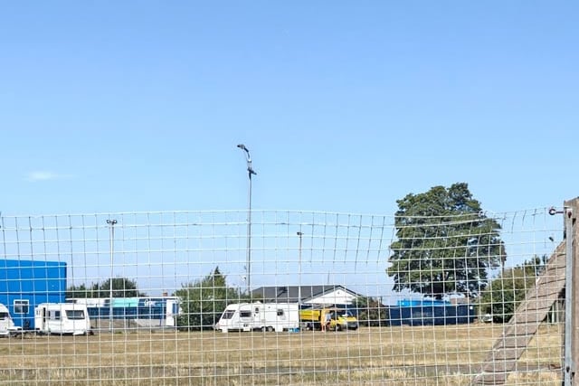 Travellers camp blocks parking for FA Cup match at Birmingham City