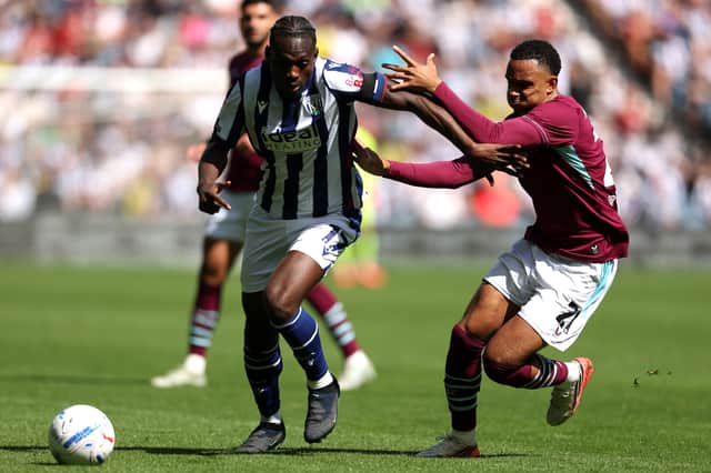 Ousmane Diakite was in unstoppable form for Albion against Burnley.