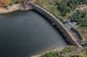 The water level at the Clywedog Reservoir has dropped significantly in recent weeks.