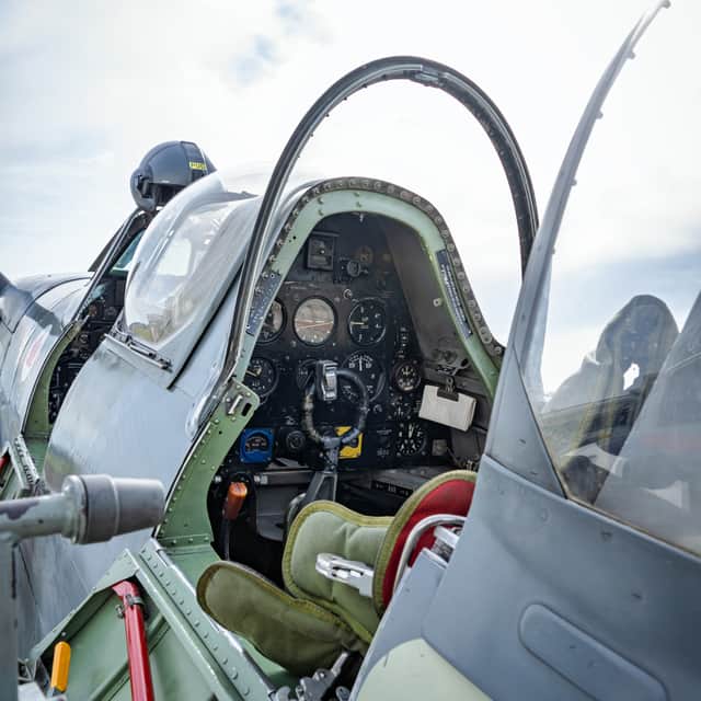Spitfire cockpit