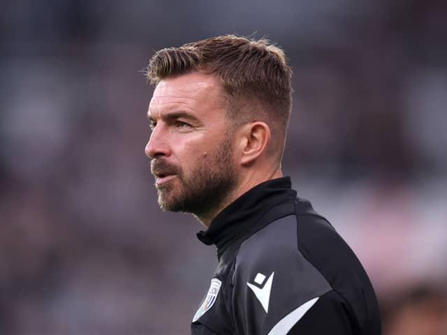 Albion boss James Morrison looks on at Newcastle.