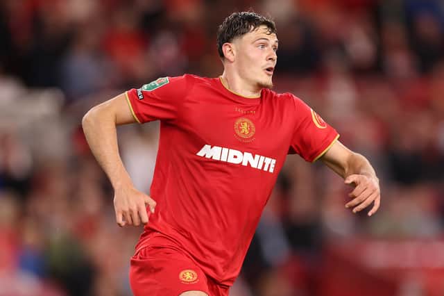 Will Lankshear, who failed to score on loan at Albion, is Boro's main man now after a big-money move from Tottenham.
