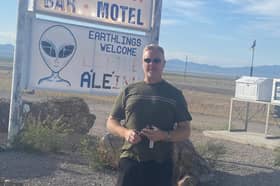 Phil at a diner just outside Area 51