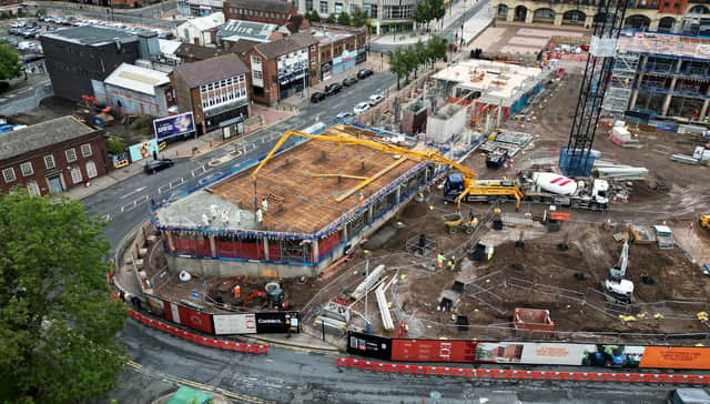 Ongoing building work on the new Smithgate Bicycle Works development in Wolverhampton. Photo: Tim Thursfield/Iconic Media Group