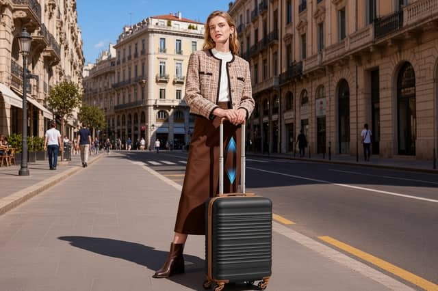 The COOLIFE two-piece cabin luggage set is currently £53.15 in a limited time Amazon deal.