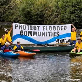 Campaigners setting off on their long journey 