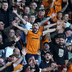 Wolves fans during the Black Country derby