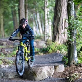 Mountain biking at Glenalmond