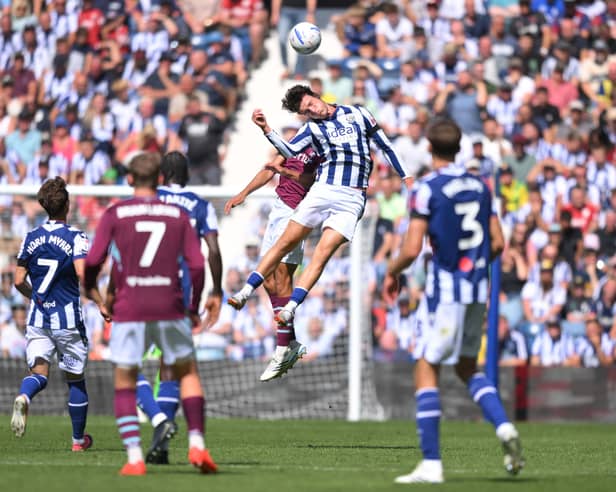 Barney Stewart in action for Albion last month.