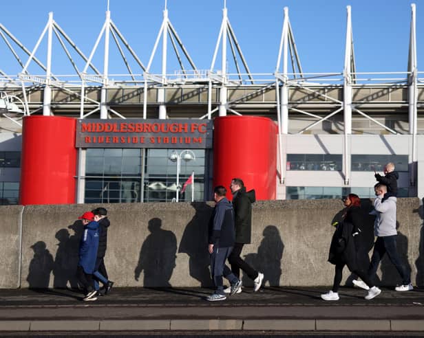 Riverside Stadium, home of Middlesbrough