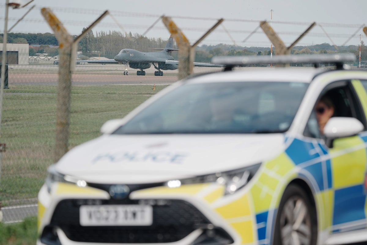 Two men charged with national security offences at RAF Fairford