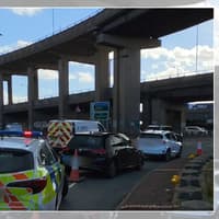Multi-vehicle collision cause delays in Birmingham near M6 slip road