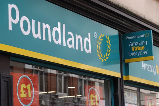 A Poundland store
