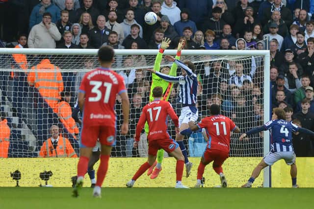 Albion goalkeeper Max O’Leary will likely need another inspired display against West Ham on Saturday.