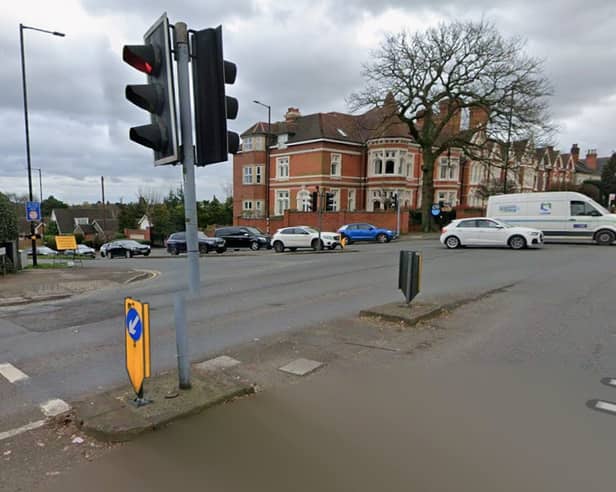 The works are taking place on the A5127 Road at the junction with the A453. Photo: Google Street Map