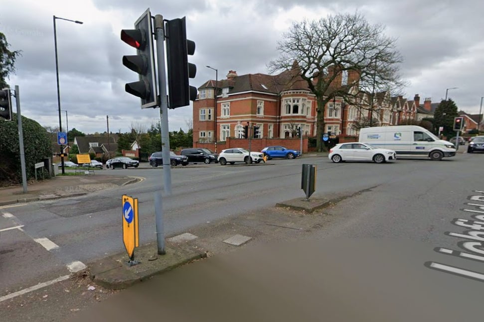 Water works cause lane closure near Sutton Coldfield