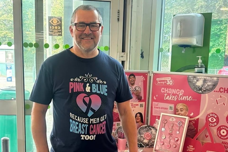 Man diagnosed with breast cancer shares awareness message