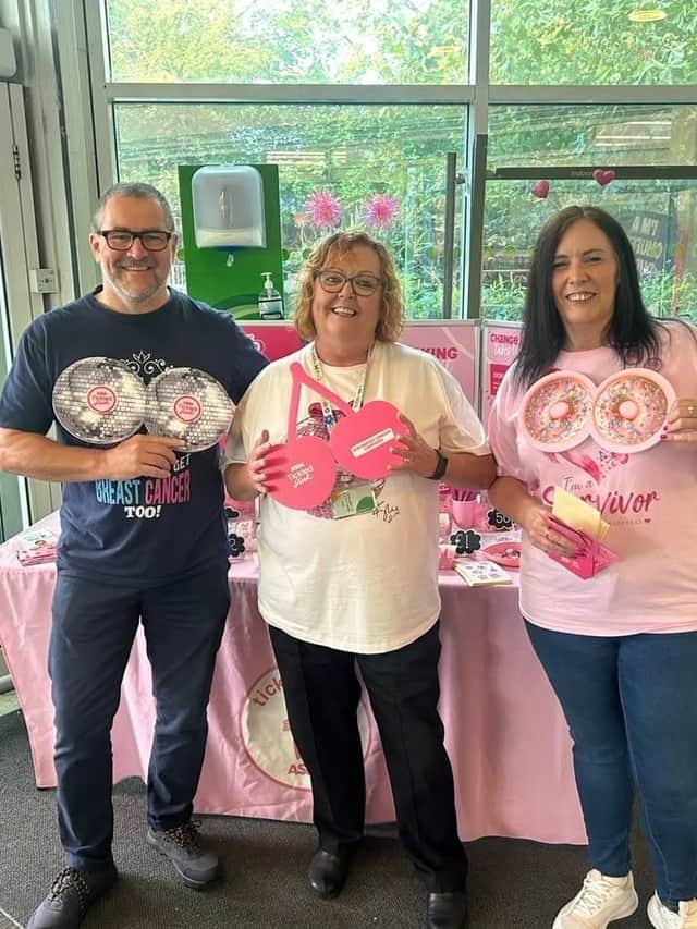 Darren is regularly seen supporting the TickledPink campaign at Cannock Asda