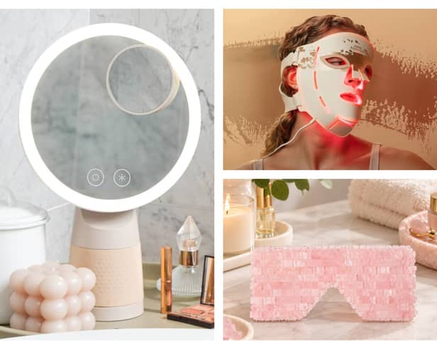 I've used these five home spa gadgets to create a relaxing at-home spa experience for myself including an and LED face mask and a beauty mirror with a clever extra.