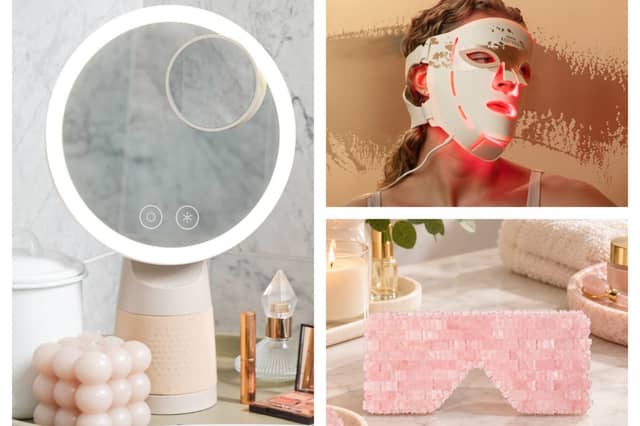 I've used these five home spa gadgets to create a relaxing at-home spa experience for myself including an and LED face mask and a beauty mirror with a clever extra.