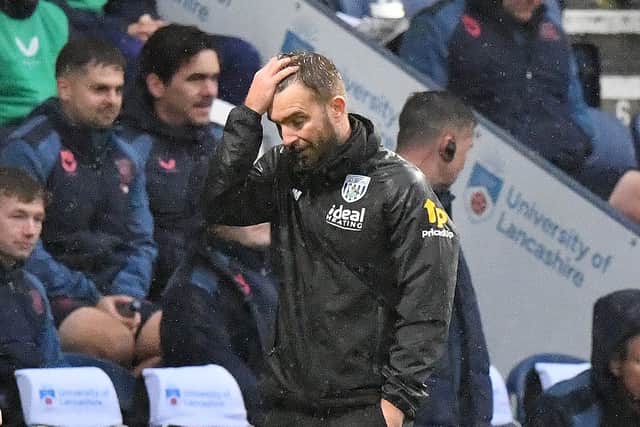 James Morrison frustrated in the Preston rain.
Tim Thursfield/Iconic Media Group