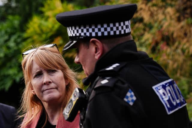 Policing Minister Sarah Jones during a visit to Newcastle-under-Lyme, Staffordshire, to meet Staffordshire Police, local partners and community members affected by anti-social behaviour, and to hear how Respect Orders could be used in practice.