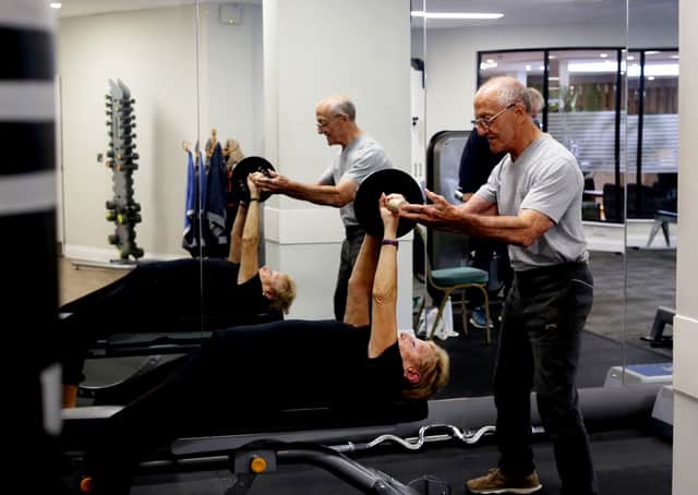 Barbara Thompson and Fred Jenkins found love after meeting in the gym at their retirement village