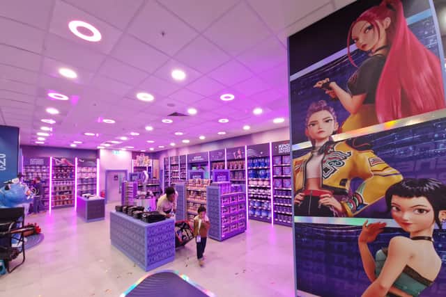 The new store opened today