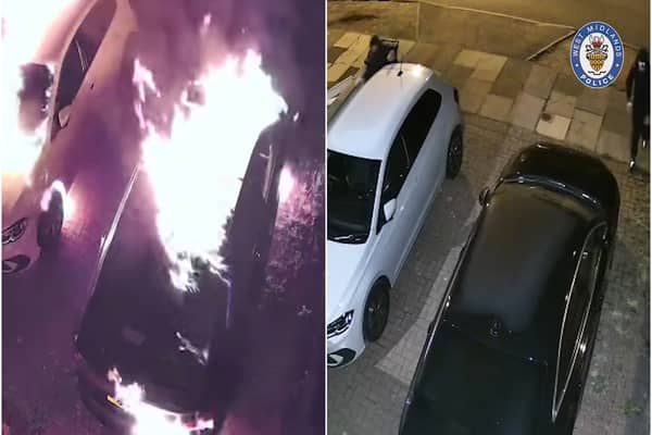 Appeal after cars set ablaze in Great Barr