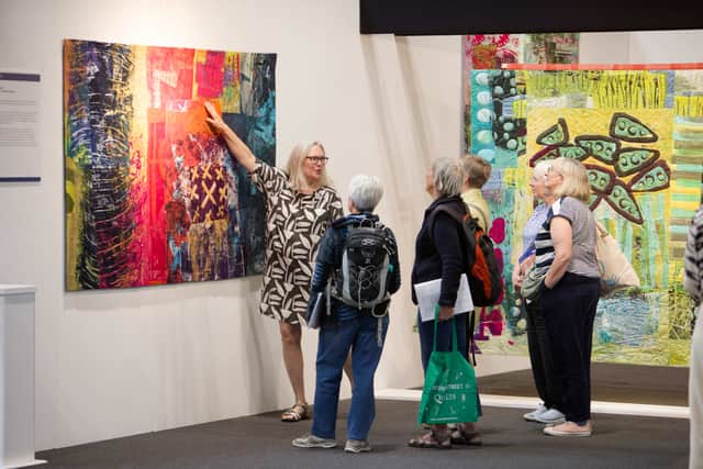 Hundreds of quilts on display