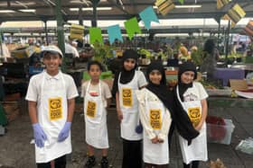 Young Marketeers at Birmingham's Bullring Open Market
