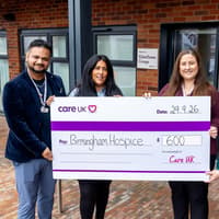 Erdington care home donates £600 to hospice