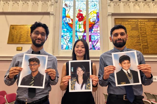 Adil Mian, Ping To and Jawad Hussain all now teach at King Edward VI Handsworth Grammar School for Boys, where they were once students