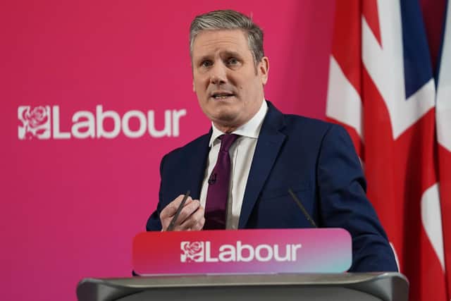Labour leader Sir Keir Starmer delivers a keynote speech at Millennium Point, Birmingham, setting out his party's ambition for a new Britain.