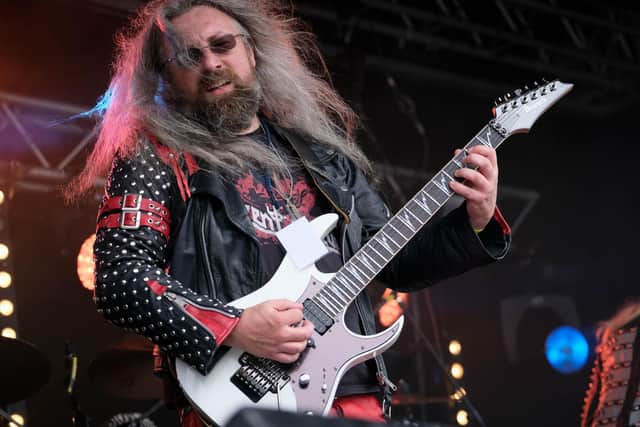 Judas Priest trubute band Hellbent Forever perform at Rockprest 2021