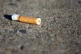 Yes, a cigarette butt is classed as litter