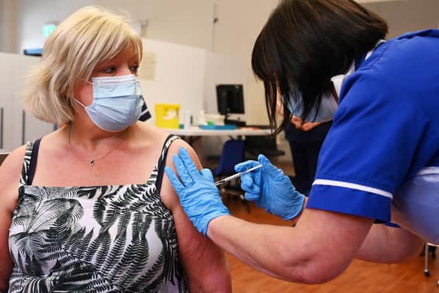 Around 160,000 people in Sheffield have now had three doses of Covid vaccine, with people being urged to get their booster jab to help protect them from the Omicron variant (file photo by Paul Ellis/AFP via Getty Images)