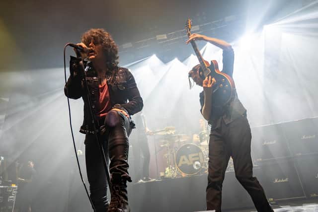 AFi on stage at the O2 Institute in Birmingham on Monday, August 24. Photo by David Jackson.
