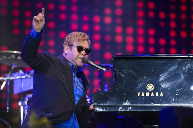 Elton John has announced that he has been forced to cancel his 2021 dates of his Farewell Yellow Brick Road Tour due to health problems. Photo: Matt Crossick/PA.