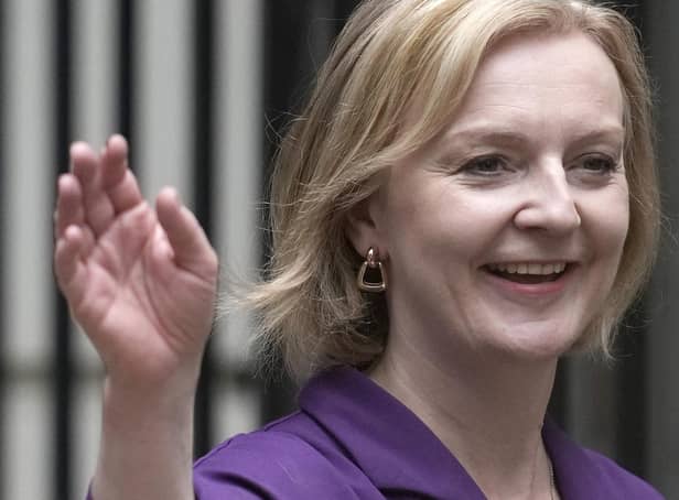 <p>New Conservative Party leader and incoming prime minister Liz Truss arrives at Conservative Party Headquarters (Photo by Christopher Furlong/Getty Images)</p>